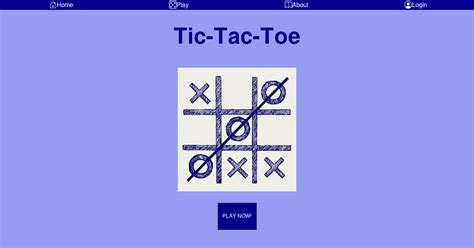 tic tac toe website.